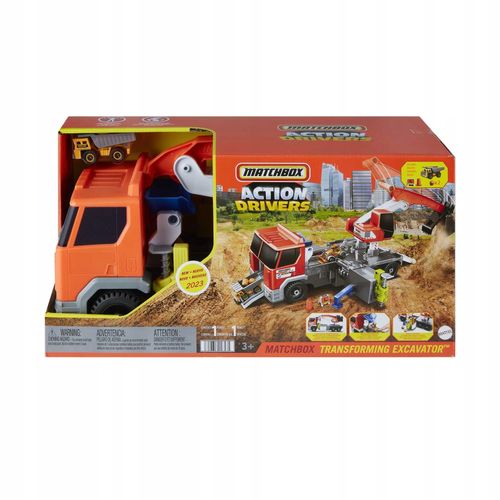 Action Drivers Ciężarówka Koparka HPD64 Matchbox na Arena.pl