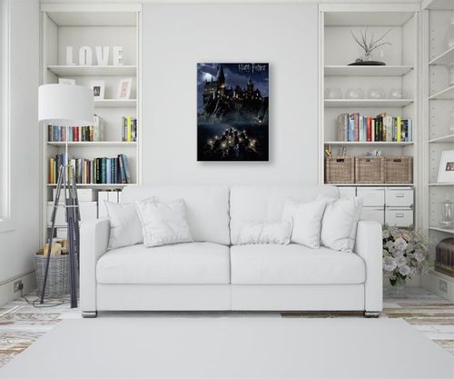 Harry Potter Hogwarts School - Obraz na płótnie 30x40 cm na Arena.pl