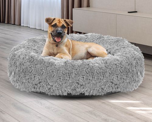 legowisko shaggy 100cm jasnoszare na Arena.pl