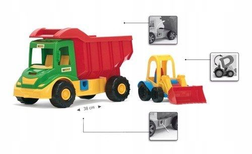 Wader 32210 Multi Truck z buggy spychacz na Arena.pl