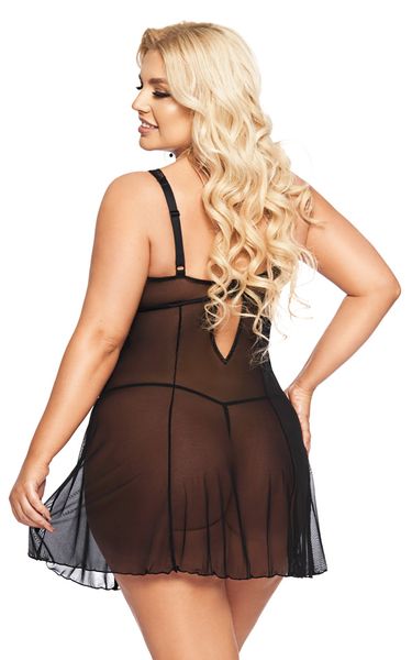 Czarna Koszulka i Stringi Berta Softline 1892 XL zdjęcie 2