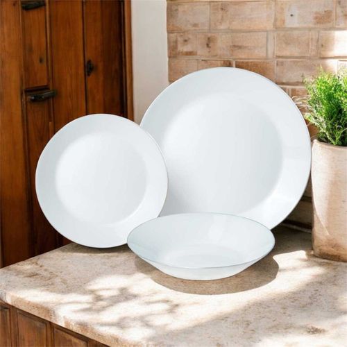 KOMPLET OBIADOWY OPAL DLA 6 OSÓB 18 ELEM. KINGHOFF KH-1877 na Arena.pl