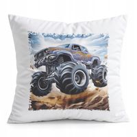 PODUSZKA BIAŁA PREZENT - AUTO MONSTER TRUCK