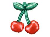 Balon foliowy wisienki do girland, 3 szt. 28x31 cm