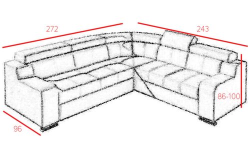 Narożnik Modułowy David I na Arena.pl