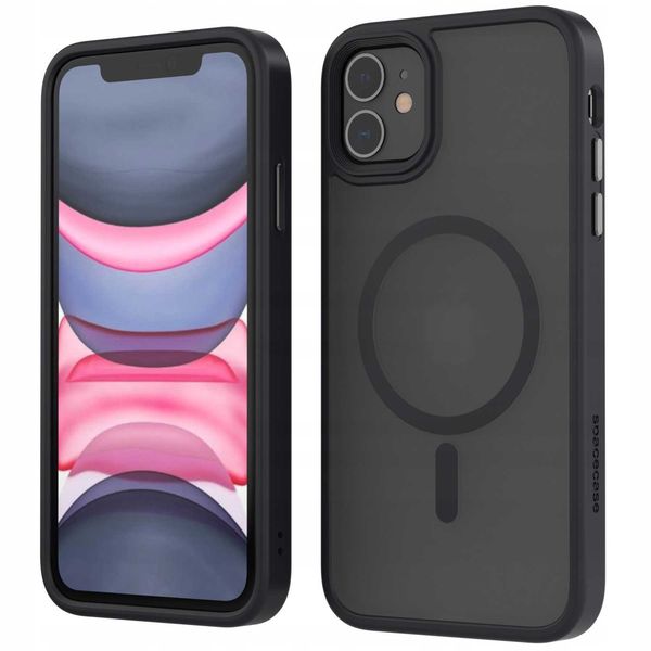 Spacecase Hybrid Mag Iphone 11 Black zdjęcie 10