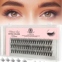 KĘPKI RZĘSY EYELASH Lewer Miami EXTRA VOLUME 8mm GĘSTE NATURALNE JEDWABNE