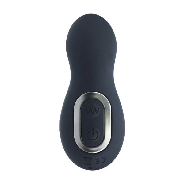 Vibrating And Thrusting Silicone Prostate Massager - Black zdjęcie 5