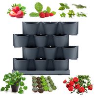 Doniczka modułowa truskawki zielona ściana zielnik