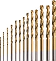 Zestaw Wierteł do Metalu HSS-TiN Podwójnie Szlifowanych 13 szt. 1.5–6.5 mm