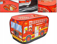 NAMIOT DLA DZIECI BUS STRAŻACKI CZERWONY DOMEK DO DOMU I OGRODU BUS