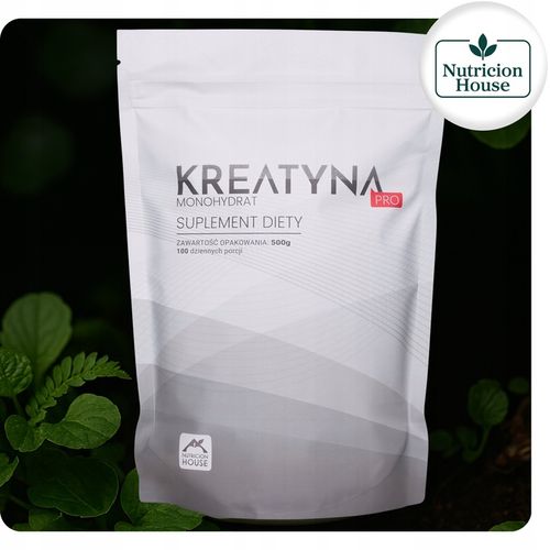 KREATYNA PRO MONOHYDRAT 500G - CZYSTA, BEZ DODATKÓW 200 MESH aż 100 PORCJI! na Arena.pl