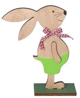 ZAJĄC ZAJĄCZEK WIELKANOCNY DREWNIANY OZDOBA FIGURKA