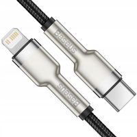 KABEL BASEUS CAFULE METAL 20W 1M USB-C/LIGHTNING BLACK