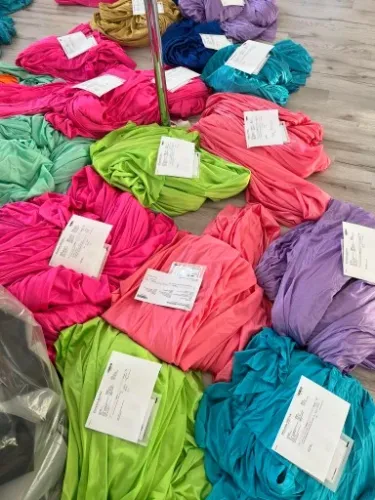 Szarfa akrobatyczna, chusta aerial silk 6 metrów KOLORY na Arena.pl