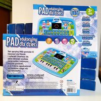 DUZY EDUKACYJNY TABLET DOTYKOWY POLSKA WERSJA PAD