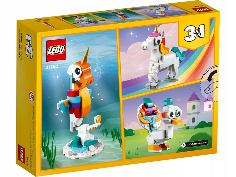 LEGO Creator 3w1 Magiczny jednorożec 31140 zdjęcie 4