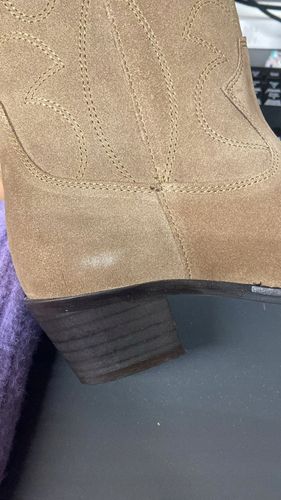 MANGO Skórzane kowbojki R36 na Arena.pl