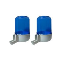 Poidło automatyczne dla ptaków dozownik do klatki 300 ml niebieskie 2szt