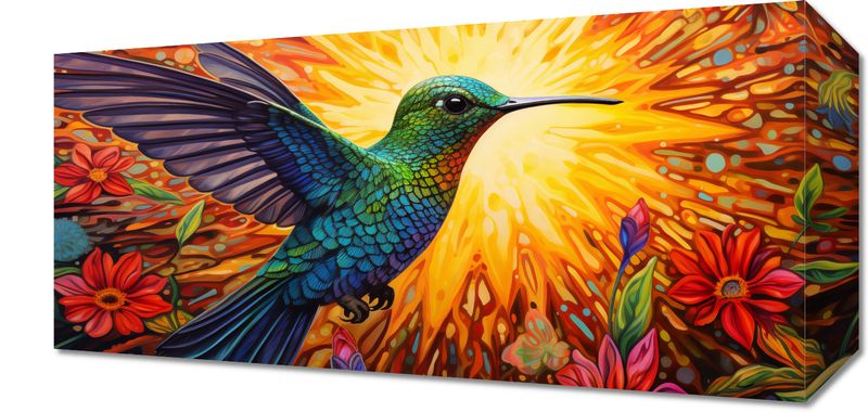 Obraz 40x20cm Koliber Barw zdjęcie 1