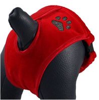 Bawełniane majtki dla suczki w cieczce Grande Finale Paw Rozmiar 3 Czerwone