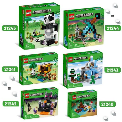 LEGO Minecraft 21245 Rezerwat pandy na Arena.pl
