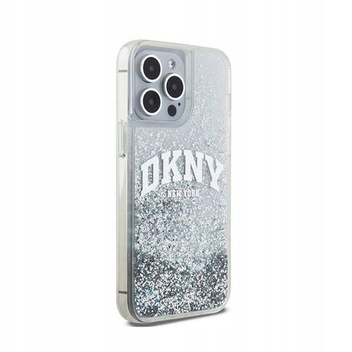Etui do iPhone 15 Pro Max DKNY Liquid Glitter Case Cover Plecki Białe na Arena.pl