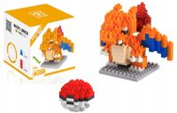Figurka Pokemon Klocki CHARIZARD Klocki 3D Nano Zestaw BOX Pokemony Zabawka