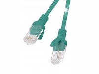 Patchcord Lanberg UTP kat.6 0,25m zielony