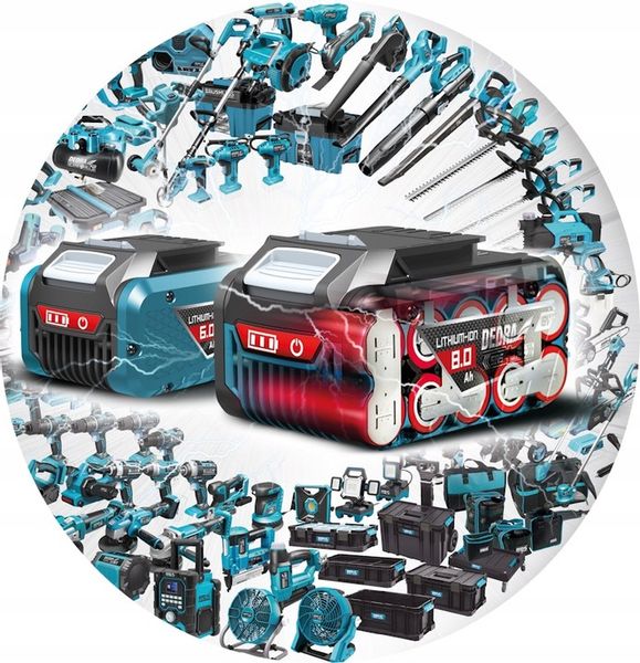 KLUCZ UDAROWY DEDRA akumulatorowy bezszczotkowy 350Nm SAS+ALL 3biegi 1,2" zdjęcie 6