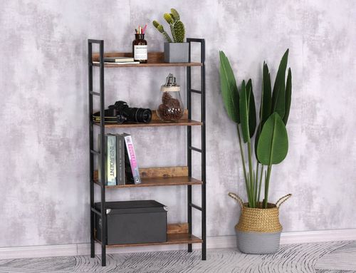 Regał industrialny loft Varberg czarny na Arena.pl