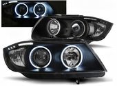 LAMPY REFLEKTORY BMW E90/E91 OD 03.2005 DO 08.2008 RINGI CCFL BLACK
