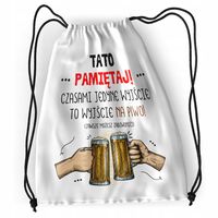 Plecak Dla Taty Sportowy Szkolny Worek Torba Z Nadrukiem Ze Zdjęciem