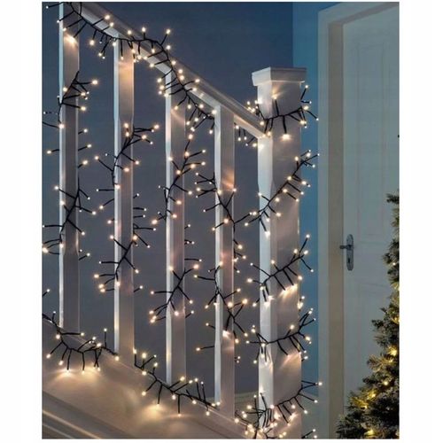 LAMPKI CHOINKOWE 1000 LED BIAŁY CIEPŁY PROGRAMATOR ZEWNĘTRZNE/WEWNĘTRZNE na Arena.pl