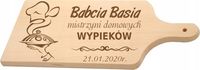 deska do krojenia prezent święta Mikołajki Grawer