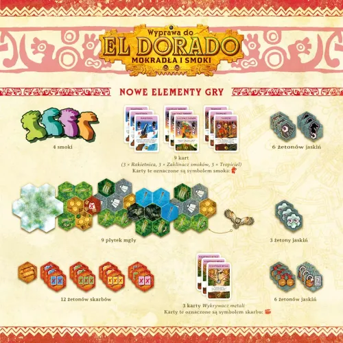 Wyprawa do El Dorado Mokradła i Smoki - Rozszerzenie 2 dodatki w 1 pudełku na Arena.pl