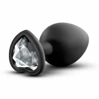 blush temptasia bling plug medium czarny z kryształkiem