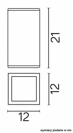 Lampa zewnętrzna ADELA sufitowa SUMA srebrna 8003 AL na Arena.pl