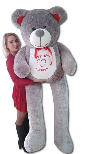 DUŻY MIŚ PLUSZOWY 200cm WIELKI PLUSZAK GIGANT SERCE GRATIS na Arena.pl