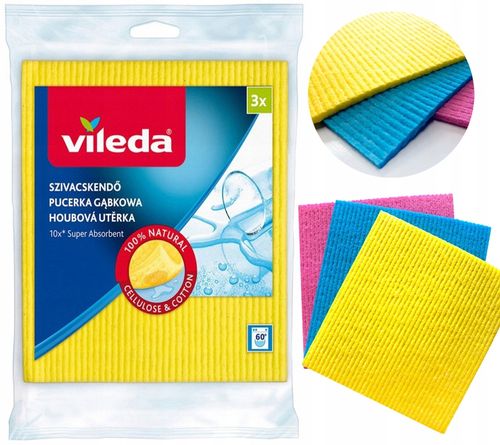 pucerka gąbkowa vileda 3 szt. na Arena.pl