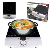 Kuchenka Indukcyjna Jednopalnikowa Podwójna Regulacja 2000W Timer Cr6515