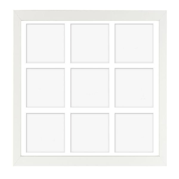 Ramka na 9 zdjęć Hekla 40x40x9 MDF galeria biały 1szt. zdjęcie 2