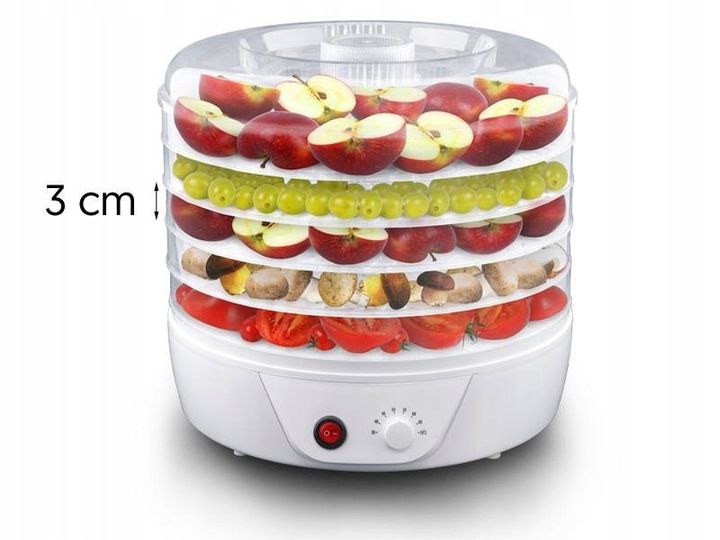 MOCNA SUSZARKA DO GRZYBÓW OWOCÓW WARZYW POJEMNOŚĆ I WIELKOŚĆ XXL zdjęcie 12