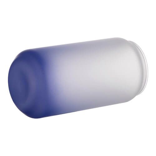 Szklanka 550 ml szroniona do sublimacji - granatowy gradient zdjęcie 2