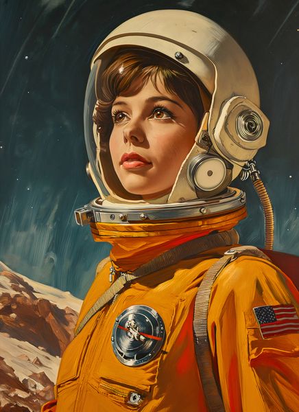 Plakat 40x55cm Pionierka Kosmosu zdjęcie 1