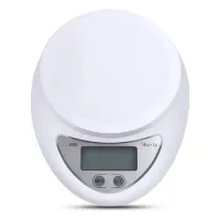 Elektroniczna Waga Kuchenna Precyzyjna LCD z Miską Tara 5g 5000g/1g