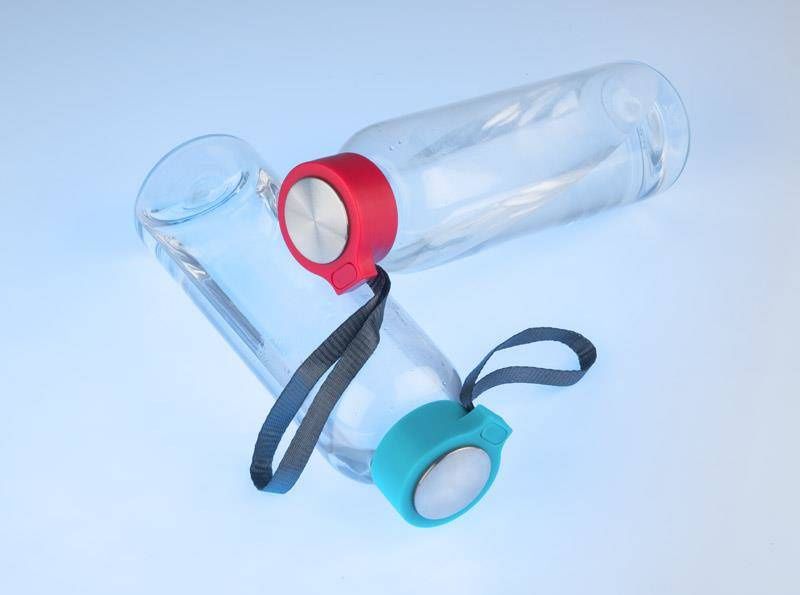 Butelka CLEAR 500 ml Czerwona zdjęcie 3