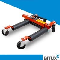 19730 Hydrauliczny wózek manewrowy rolkowy udźwig 560kg do warsztatu