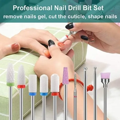 ZESTAW FREZÓW CERAMICZNYCH I DIAMENTOWYCH 10SZT na Arena.pl