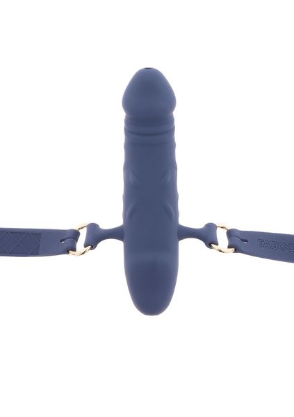 Silicone Breathable Penis Gag Blue zdjęcie 12